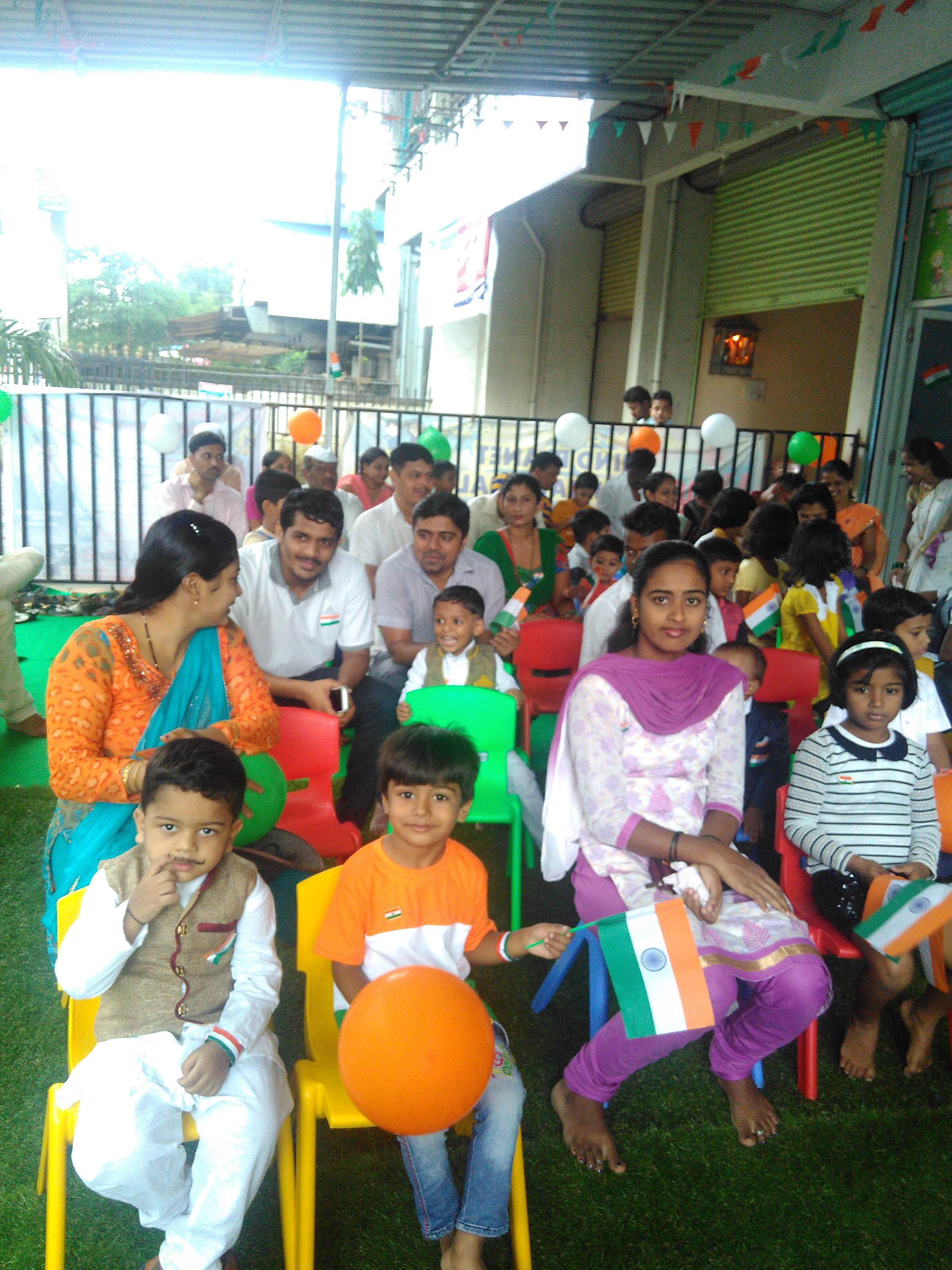 nursery school navi mumbai 15th aug celebration